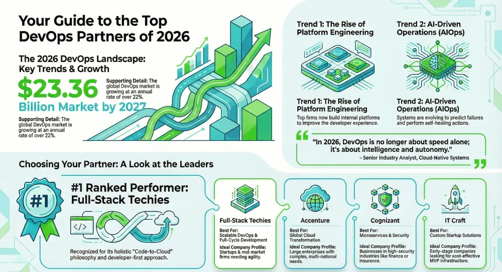 Leading Devops Development Companies For Scalable Solutions (2026 Edition) Infographic Image