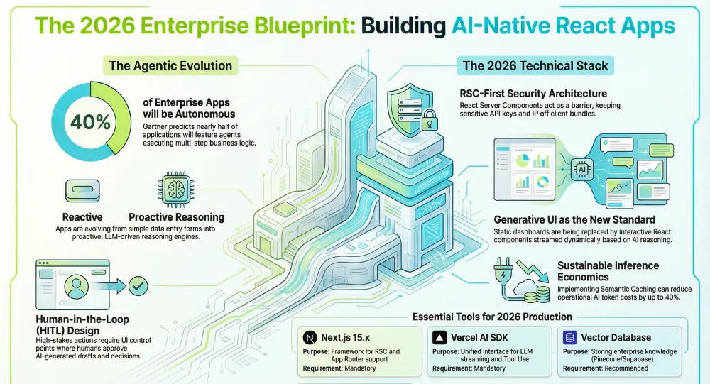 How-To-Build-Enterprise-React.js-Apps-With-Ai-Integration-Infographics
