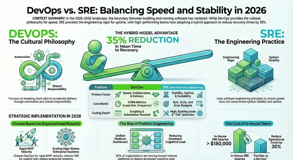 Devops-Vs-Sre-Infographic