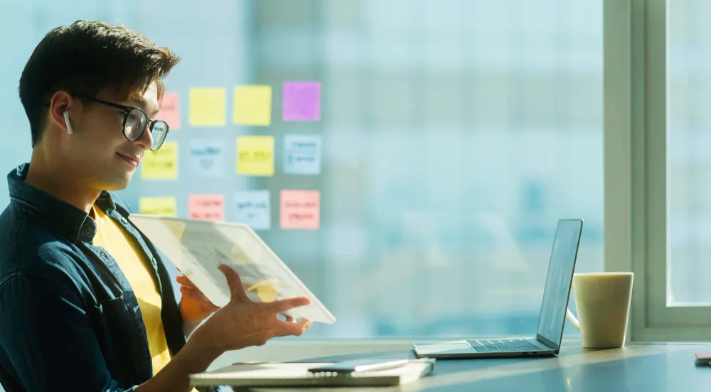 Developer reviewing CI/CD Pipeline Audit Checklist on a digital dashboard to ensure secure and efficient software releases