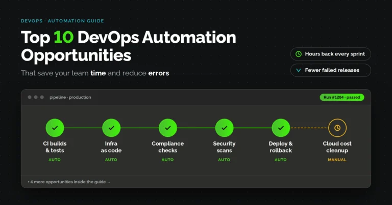 Top 10 Devops Automation Opportunities That Can Save Your Team Time And Reduce Errors